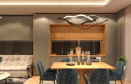 Apartament modern, semifinisat, cu 2 camere, 43,4mp, Apahida