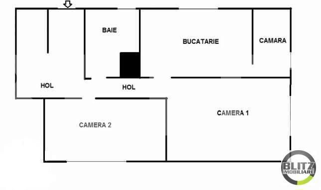 Apartament de vânzare 2 camere Semicentral - 15372AV | BLITZ Cluj-Napoca | Poza1