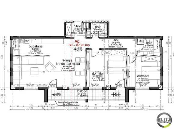 Apartament de vânzare 3 camere Bună Ziua - 15374AV | BLITZ Cluj-Napoca | Poza1