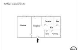 Vanzare apartament 3 camere, 65 mp, boxa subsol, zona strazii 1 Decembrie 1918