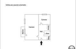 Vanzare apartament 2 camere, 43 mp, decomandat, zona Sirena