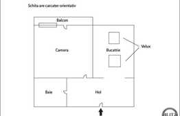 Vanzare mansarda decomandata cu 1 camera, 33 mp, balcon, zona Florilor!