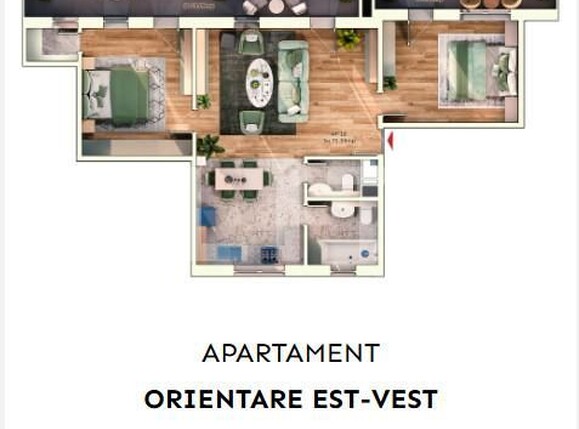 Apartament de vânzare 3 camere Marasti - 154059AV | BLITZ Cluj-Napoca | Poza1