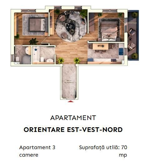 Apartament de vânzare 3 camere Marasti - 154059AV | BLITZ Cluj-Napoca | Poza4