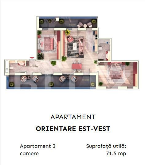 Apartament de vânzare 3 camere Marasti - 154059AV | BLITZ Cluj-Napoca | Poza3