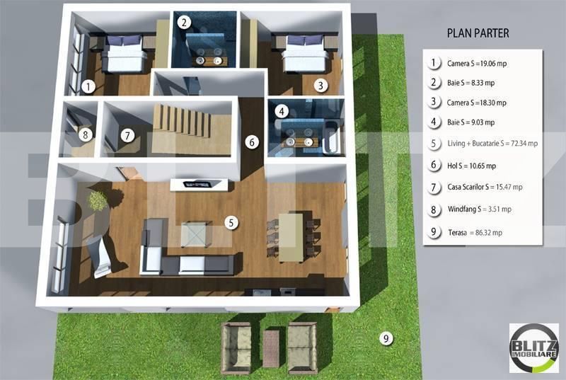 Apartament de vânzare 3 camere Andrei Mureşanu - 1541AV | BLITZ Cluj-Napoca | Poza2