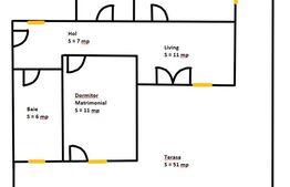 Apartament 3 camere, la cheie, terasa 51 mp, garaj, ansamblul Iris