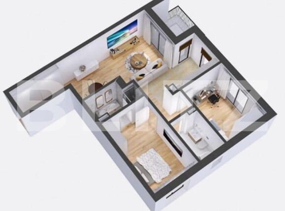 Apartament de vânzare 3 camere Floreşti - 154289AV | BLITZ Cluj-Napoca | Poza2