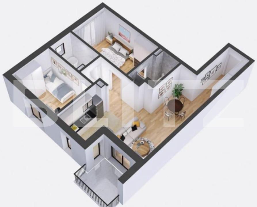 Apartament de vânzare 3 camere Floreşti - 154289AV | BLITZ Cluj-Napoca | Poza3