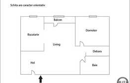 2 camere, 61 mp, imobil nou, etaj intermediar, zona strazii Borhanciului
