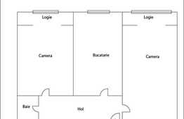 Vanzare 2 camere, 46 mp in zona strazii Parang