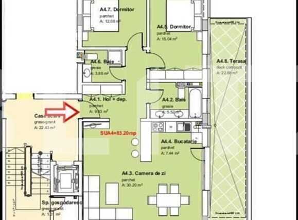 Apartament de vânzare 3 camere Bună Ziua - 15464AV | BLITZ Cluj-Napoca | Poza2