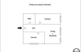 Vanzare apartament 3 camere, 63 mp, zona strazii Oasului