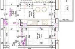 2 camere, 57,74 mp, decomandat, etaj intermediar, zona Calea Turzii