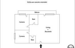 De vanzare apartament 3 camere, 81 mp, parcare, zona strazii Buna Ziua