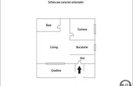 De vanzare apartament 2 camere, 54 mp, terasa, zona strazii Tulghesului