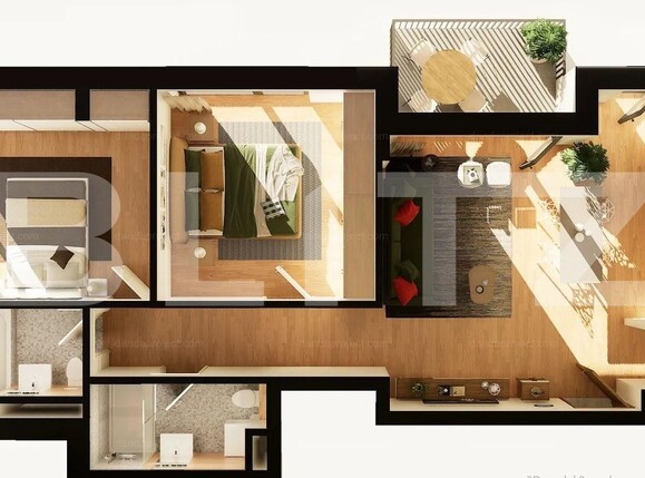 Apartament de vânzare 3 camere Intre Lacuri - 155168AV | BLITZ Cluj-Napoca | Poza1