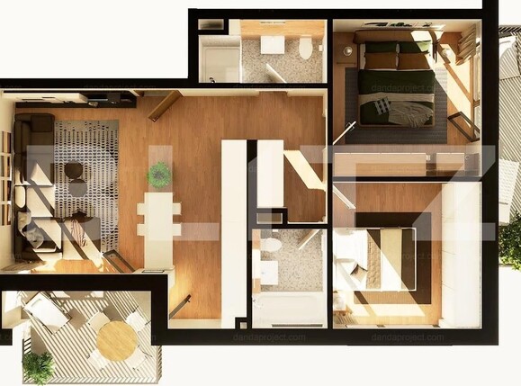 Apartament de vânzare 3 camere Intre Lacuri - 155169AV | BLITZ Cluj-Napoca | Poza1