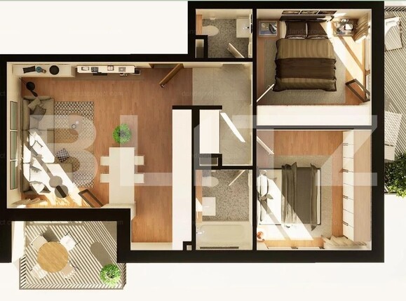 Apartament de vânzare 3 camere Gheorgheni - 155170AV | BLITZ Cluj-Napoca | Poza1