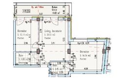 Apartament de 3 camere, semidecomandat, bloc nou, zona Pod IRA