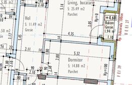Apartament de 3 camere, semidecomandat, bloc nou, zona Pod IRA