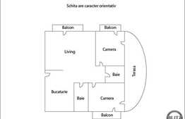 De vanzare apartament 3 camere, 111 mp, parcare, terasa, zona Lidl