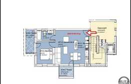 2 camere, 45,41 mp, semifinisat, terasa, zona Lidl, Buna Ziua