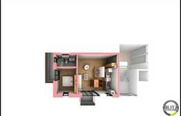 2 camere, 45,41 mp, semifinisat, terasa, zona Lidl, Buna Ziua