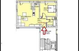 2 camere, 57 mp, terasa 27,49 mp, gradina 50 mp, zona Lidl