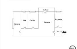 3 camere, 68.5 mp, boxa la subsol, in zona C-tin Brancusi! Orientare sudica!