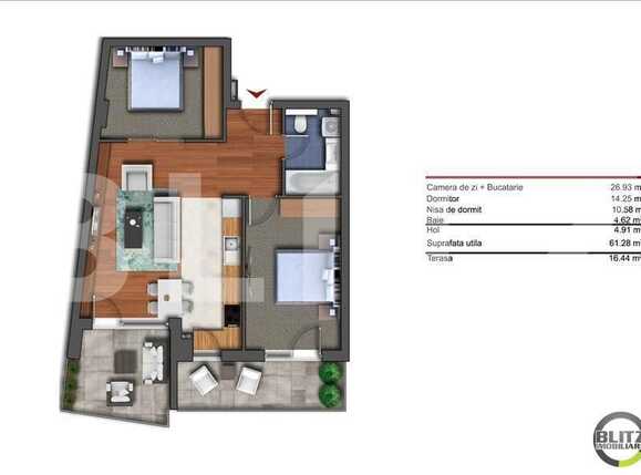 Apartament de vânzare 3 camere Bună Ziua - 15594AV | BLITZ Cluj-Napoca | Poza1