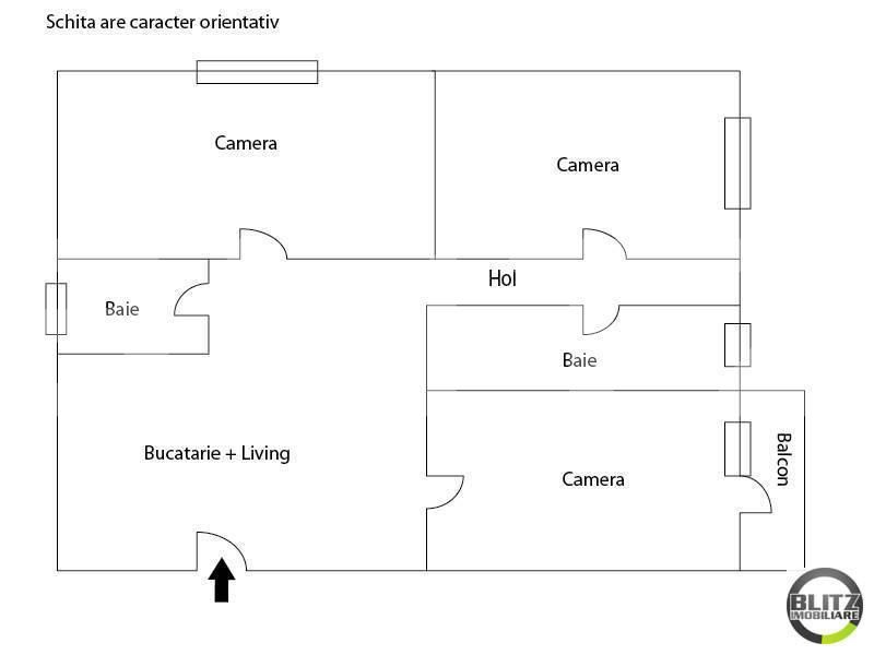 Apartament de vânzare 3 camere Gheorgheni - 156AV | BLITZ Cluj-Napoca | Poza15