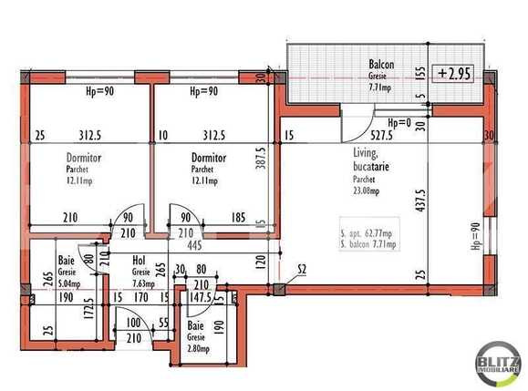 Apartament de vânzare 3 camere Bună Ziua - 15608AV | BLITZ Cluj-Napoca | Poza1
