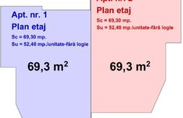 Duplex la pret de apartament ! 102 mp, 250 teren, zona de case ! 