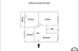 De vanzare apartament 3 camere, 65,14 mp, boxa subsol, zona strazii Primaverii