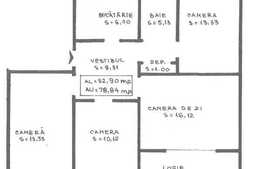 Vanzare apartament 4 camere, renovat, cu balcon inchis, boxa la subsol