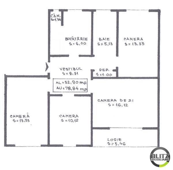 Apartament de vânzare 4 camere Manastur - 1563AV | BLITZ Cluj-Napoca | Poza1