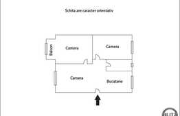 Vanzare apartament 3 camere, 68 mp, garaj, boxa, zona Aleea Negoiu