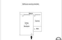 Apartament cu 2 camere, 48 mp, balcon inchis, zona Sesul de Sus!