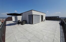 Penthouse, 150 mp, 200 mp terasa, 2 parcări, cartier Buna Ziua