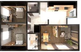 Apartament LUX,  3 camere  decomandat, 65 mp, garaj, Gheorghe Dima