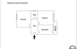 2 camere, 48 mp, decomandat, boxa la subsol, zona strazii Gheorghe Dima!