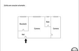 Vanzare apartament 2 camere,54 mp, boxa subsol, zona strazii Constantin Brancusi