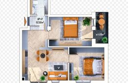 Apartament 3 camere, bloc nou, Apahida