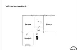 De vanzare apartament 2 camere, 45 mp, zona strazii Aurel Vlaicu