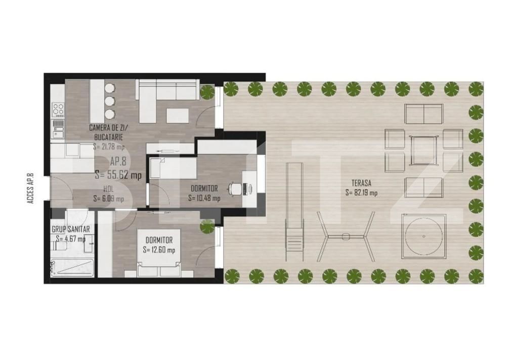 Apartament de vânzare 3 camere Gheorgheni - 156610AV | BLITZ Cluj-Napoca | Poza2