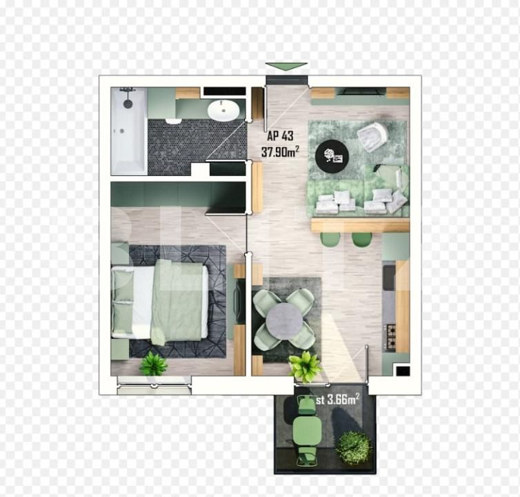 Apartament de vânzare 3 camere Apahida - 156639AV | BLITZ Cluj-Napoca | Poza5
