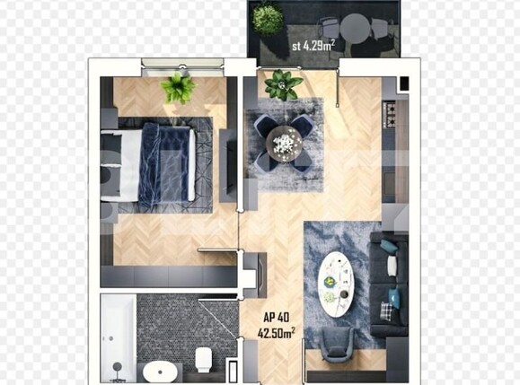 Apartament de vânzare 2 camere Apahida - 156640AV | BLITZ Cluj-Napoca | Poza6