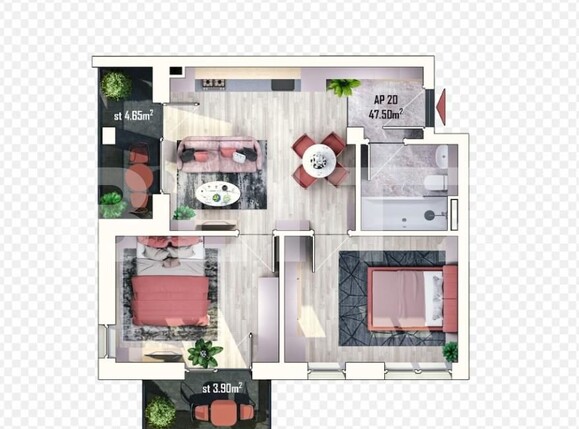 Apartament de vânzare 3 camere Apahida - 156641AV | BLITZ Cluj-Napoca | Poza6