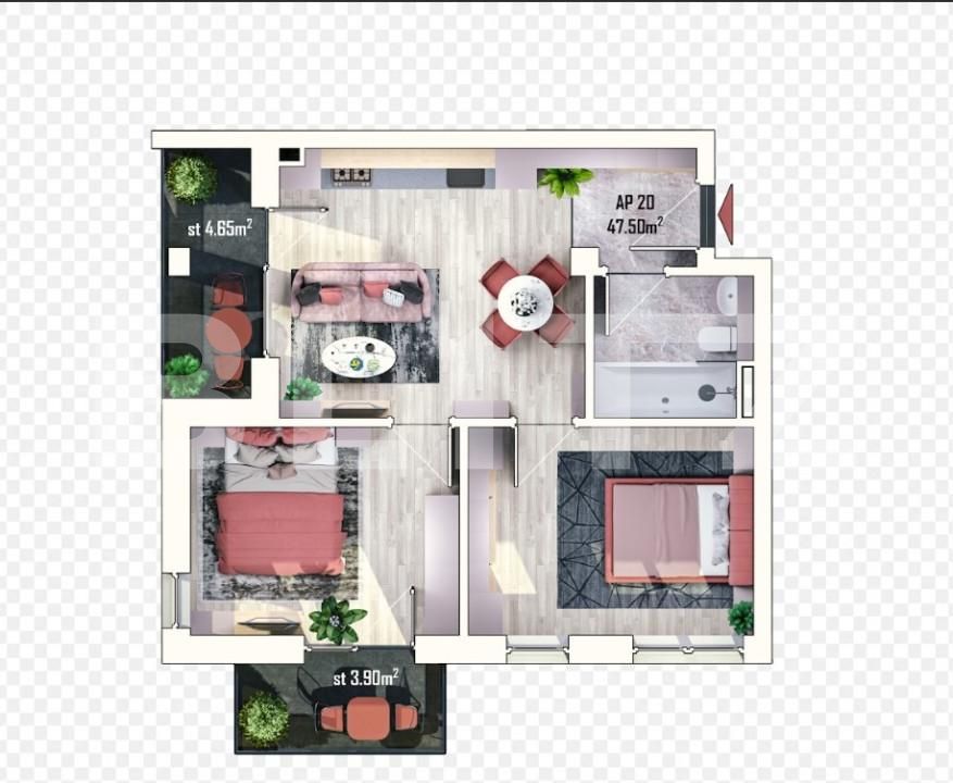 Apartament de vânzare 3 camere Apahida - 156641AV | BLITZ Cluj-Napoca | Poza6